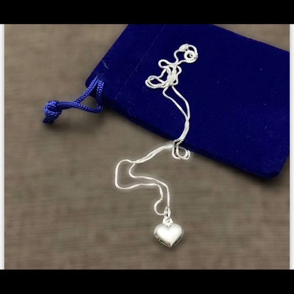 925 silver heart necklace - Picture 7 of 9